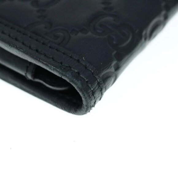 GUCCI GG Canvas Guccissima Web Sherry Line iPad Case Black Red 283782 Auth 64323 - Picture 6 of 16